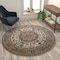 Flash Furniture Ivory 5x5 Round Traditional Persian Style Rug NR-RG281-55-IV-GG - alternate 5